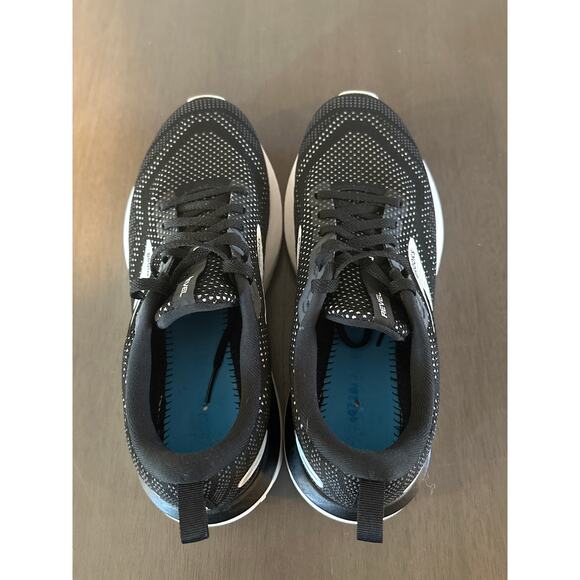 Brooks Revel 6 Road Running Shoes Black White Womens Sz 9.5 missing insoles - Picture 5 of 8
